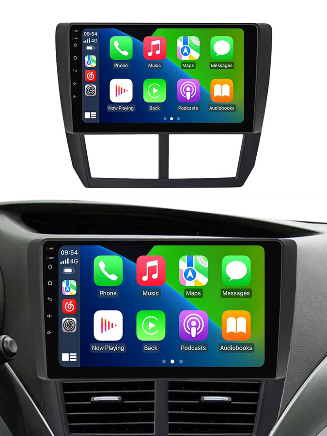 MEKEDE 2 DIN Carplay Autoradio mit GPS-Navigation für Subaru Forester 3 SH 2007 - 2013 und Impreza GH GE in Schwarz - Bild 7