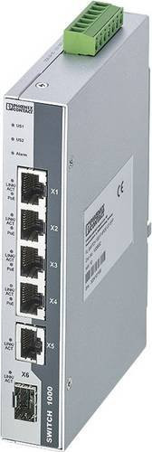 Phoenix Contact Industrial Ethernet Switch FL SWITCH 1001T-4POE-GT-SFP in Grau - Bild 1