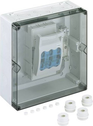 Spelsberg AKi-T 201 Verteilerschrank in Weiß und Transparent - Bild 1