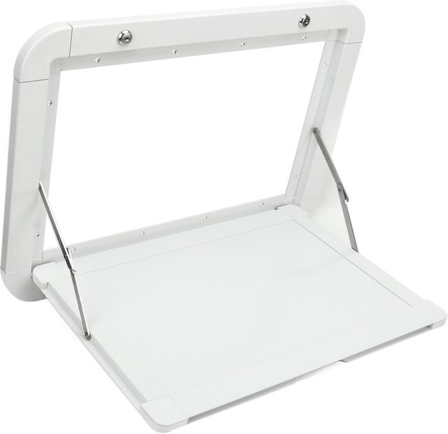 Aimo RV Klapptisch aus Aluminiumlegierung in Silber, seitlich montierter externer Picknick-Esstisch für Outdoor-Einsätze mit einer maximalen Traglast von 20 kg - Bild 1