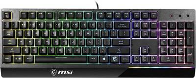 MSI Vigor GK30 Membran-Tastatur USB QWERTZ Deutsch Schwarz - Bild 1