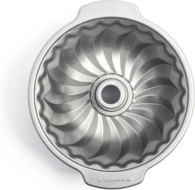 KitchenAid Gugelhupfform rund, grau, Durchmesser: 24 cm - Bild 1