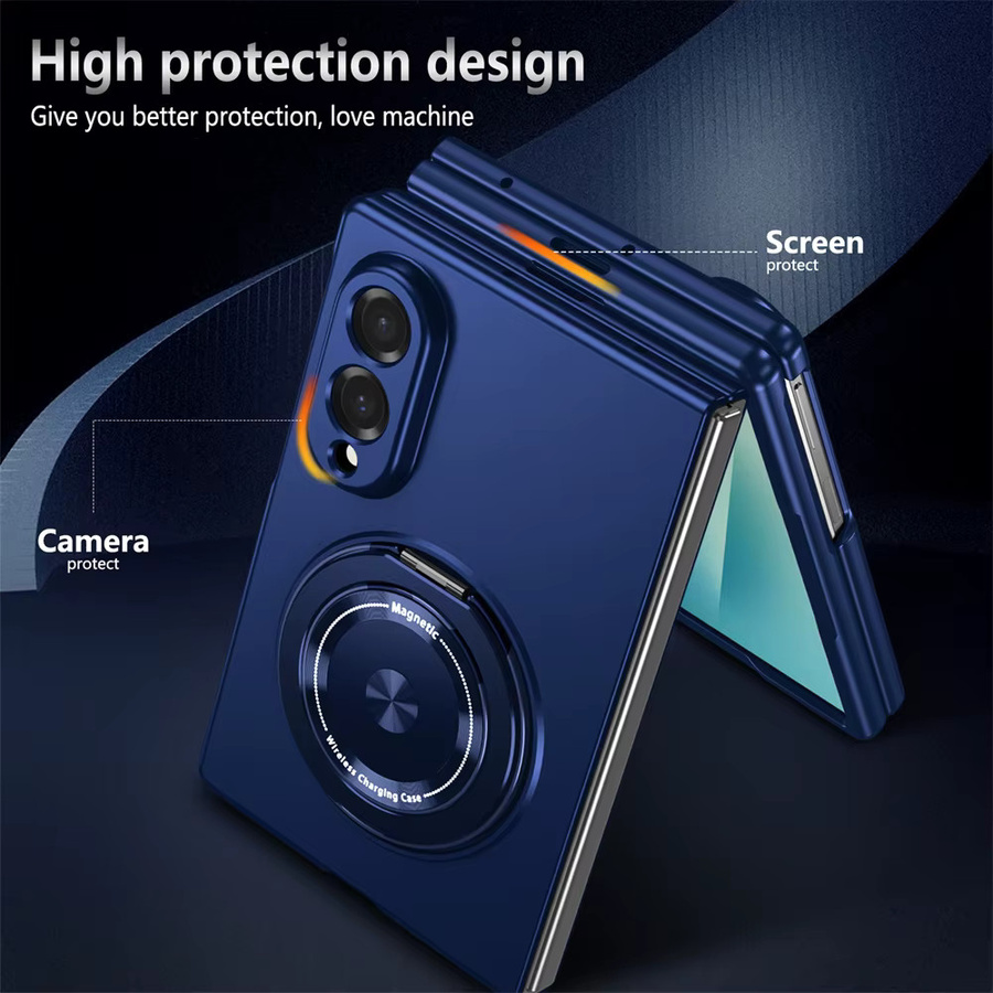 Magnetische rotierende Handyhülle mit Objektivschutz für Samsung Galaxy Z Fold 8, Z Fold 7, Z Fold 6, Z Fold 5 und Z Fold 4 in Rot oder Blau - Bild 5