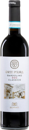 Bennati Corte Pitora Bardolino Classico, Rotwein, Corvina, 2024, Venetien, trocken, 0,75 l