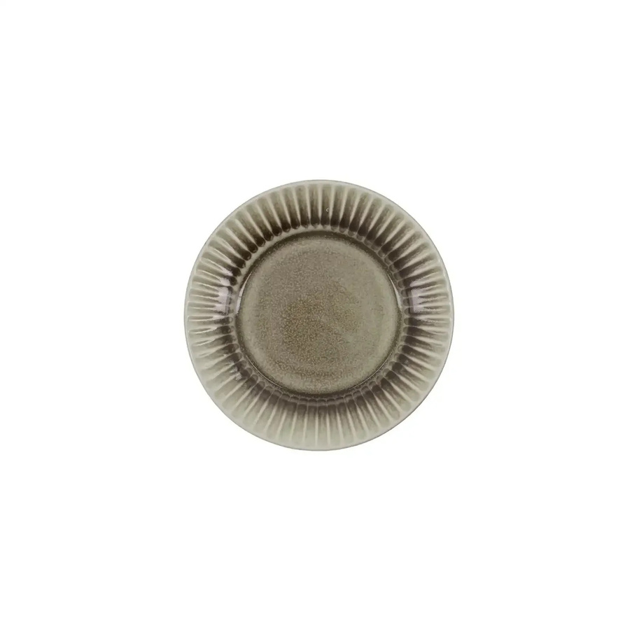House Doctor Kuchenplatte Pleat in Graubraun mit einem Durchmesser von 16 cm - Bild 1