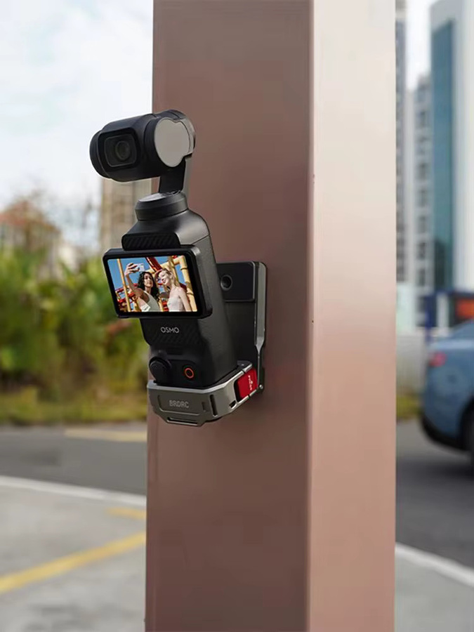 BRDRC Magnetischer Adapterrahmen für DJI Osmo Pocket 3, Kamera-Erweiterungshalterung und Desktop-Montagebasis für Vlogging-Videoaufnahmen - Bild 5