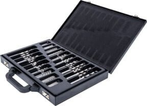 Stier Spiralbohrer-Set HSS-G in Silber, 170-teilig, Durchmesser 1 - 10 mm, DIN 338 - Bild 1