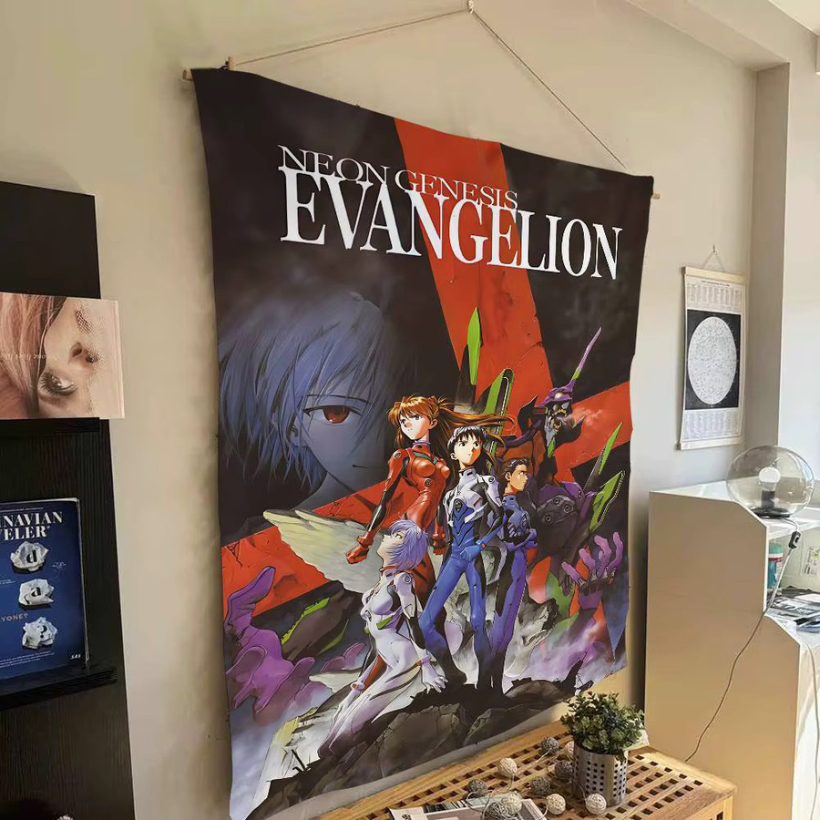 Potdemiel Anime N-Neon G-Genesis E-Evangelion DIY Wandteppich zur Wanddekoration - Bild 2