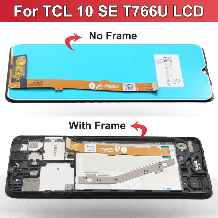 TCL LCD-Touch-Display-Bildschirm-Digitizer Ersatzteil für 6,52 Zoll TCL 10 SE T766H T776J T776U T776S in Schwarz - Bild 2