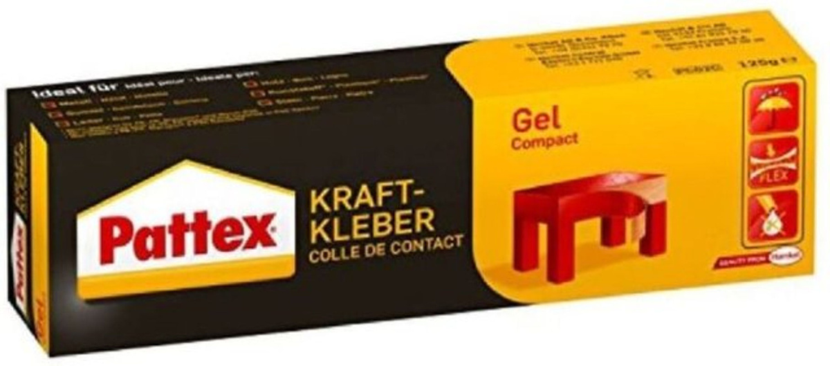Pattex Kraftkleber Compact Gel 125g mit 70 Grad Beständigkeit - Bild 2