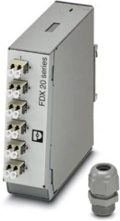 Phoenix Contact LWL-Spleißbox FOC-FDX20-PP-LCD6-MM in Grau - Bild 1