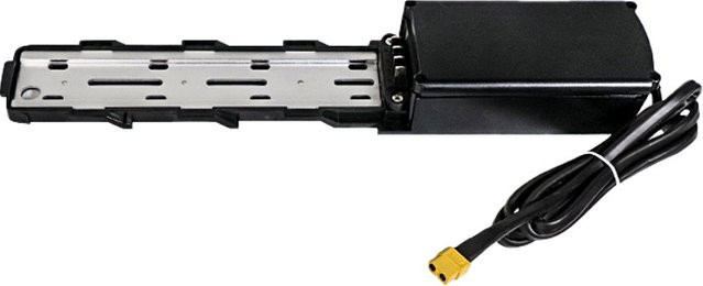 OUXI Batterie Basis Montage Platte Halterung für OUXI V8 Elektrisches Fahrrad mit 4-Pin Schiene und XT60 Stecker, Schwarz - Bild 1