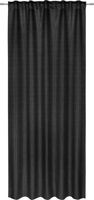 Mömax Fertigvorhang Emil Blackout in Schwarz, Breite: 135 cm, Höhe: 245 cm - Bild 1