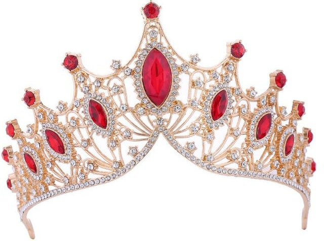 Wucifang Jewelry Krone, Kristall, Stirnband, Damen - Bild 1