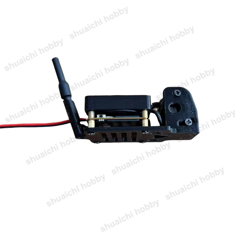 DJI O4 Air Unit Feste Montagehalterung mit Lüfter für FPV Drohnen und RC Autos, Schwarz - Bild 2