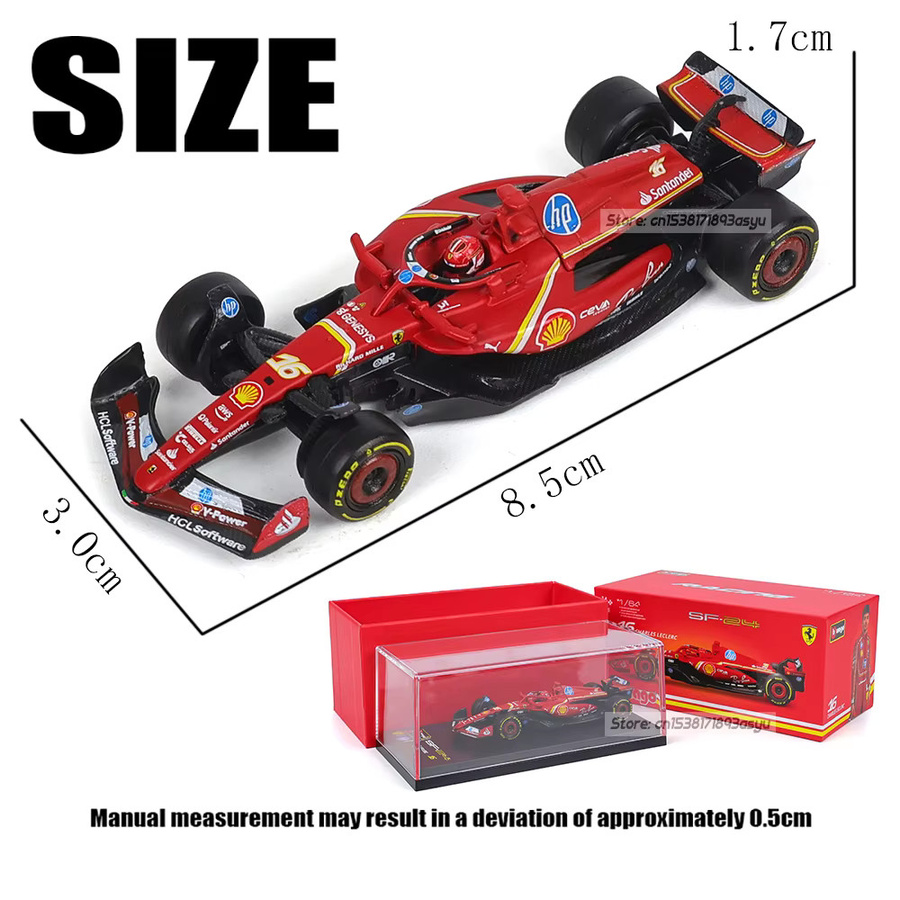 Bburago Ferrari SF24, Druckguss-Spielzeugauto-Modell, 1:64 - Bild 2
