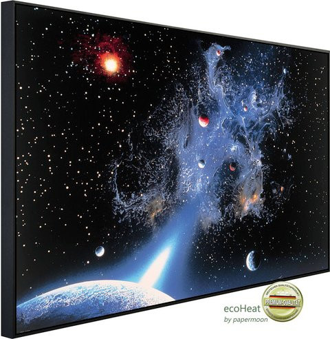 papermoon Infrarotheizung EcoHeat Universum mit Matt-Effekt in Bunt, App-Steuerung und Überhitzungsschutz - Bild 1