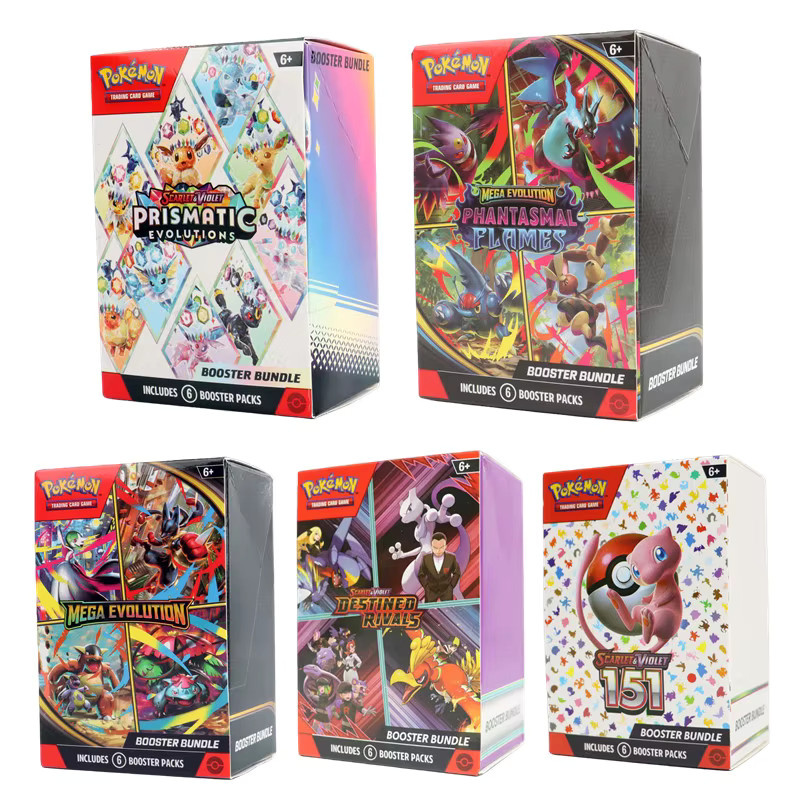 Bandai Pokémon TCG: Scarlet Violet 151 Prismatic Evolutions TEAM ROCKET Destined Rivals Booster-Bundle - Bild 2