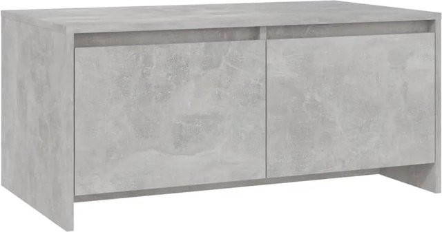 vidaXL Couchtisch in Betongrau mit modernem Design aus Holzwerkstoff, B/T/H: 90 x 50 x 41,5 cm - Bild 1