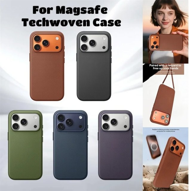 Apple MagSafe Techwoven Magnetische Animationshülle für iPhone 17 Pro Max und iPhone 17 Pro in Grün - Bild 1