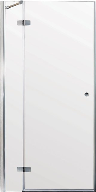Sanotechnik Symphony Drehtür aus Klarglas in Silber, B: 75 cm, H: 195 cm - Bild 1