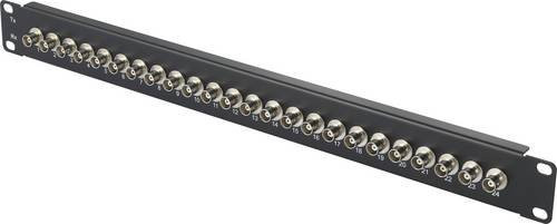 Renkforce BNC-Patchpanel 24 Ports Schwarz 1 HE B/H: 482,6 x 44,5 mm - Bild 1