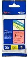 Brother TZe-421 Schriftbandkassette für P-touch, Farbe: Rot, Schriftfarbe: Schwarz, Breite: 9 mm, Länge: 8 m - Bild 2