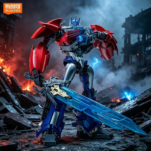 Blokees Optimus Prime Transformers Prime, Actionfigur, Roboter, Kunststoff - Bild 1