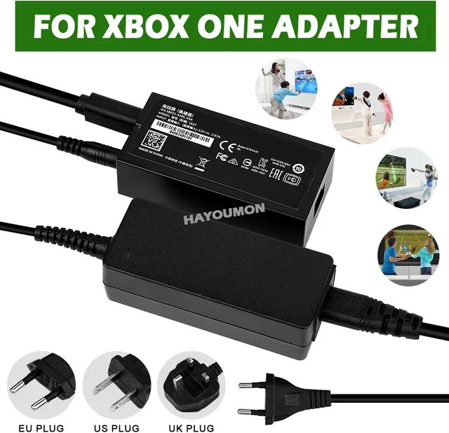 HeroAngel Kinect-Adapter für Xbox One X und PC, USB-AC-Netzteil in Schwarz - Bild 1