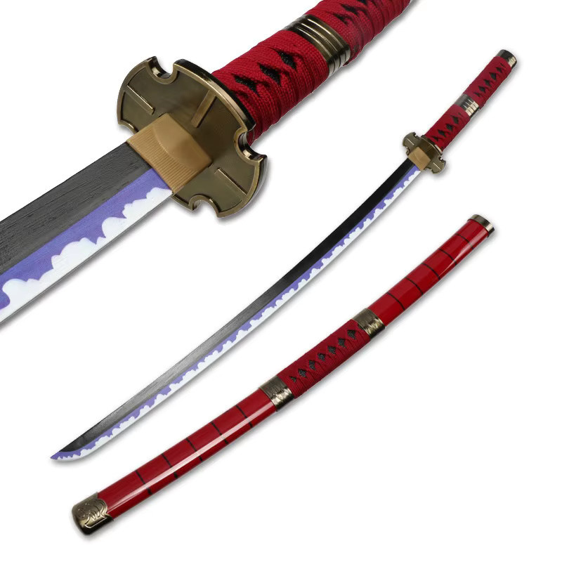 Bandai One Piece Roronoa Zoro Schwert, Anime Cosplay Requisitenmesser, 104cm - Bild 2