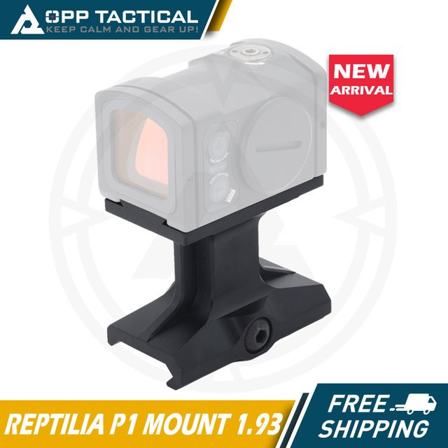 OPP TACTICAL Rep Red Dot Zielfernrohrmontage für P-I in Schwarz (1,93 Zoll und 1,54 Zoll) - Bild 1