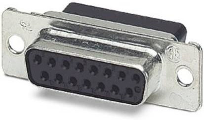 Phoenix Contact 1688926 D-SUB Buchsenleiste 180 Grad mit 15 Polen zum Crimpen in Silber (100 Stück) - Bild 1