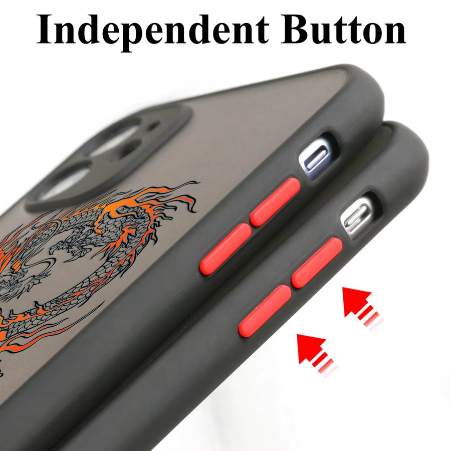 Samsung Dragon Handyhülle mit weicher matter Abdeckung für verschiedene Modelle wie S24 Ultra, S23 FE und A55 5G - Bild 3