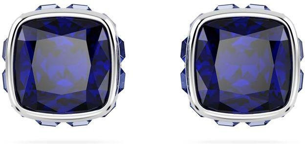 Swarovski Ohrringe, Geburtsstein, Quadratisch, Lila, Unisex, Kristall - Bild 1