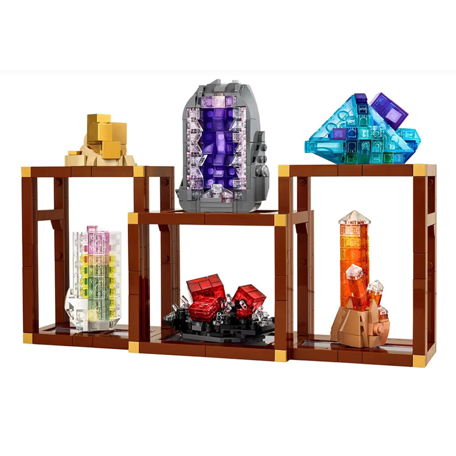 LEGO Transparente Mineral- und Edelstein-Bausteine, 880 Teile - Bild 2