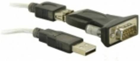 Delock USB 2.0 auf Seriell Adapter 9-polig Schwarz 61425 - Bild 1