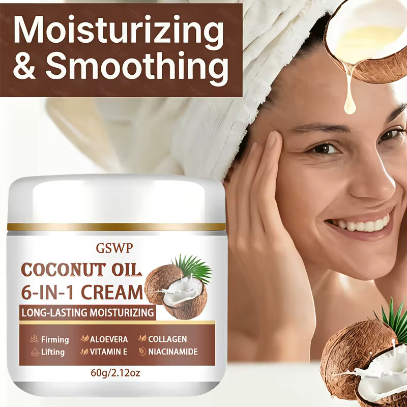 GSWP 6-in-1 Multifunktionale Gesichtscreme mit Aloe Vera und Kollagen - Bild 2