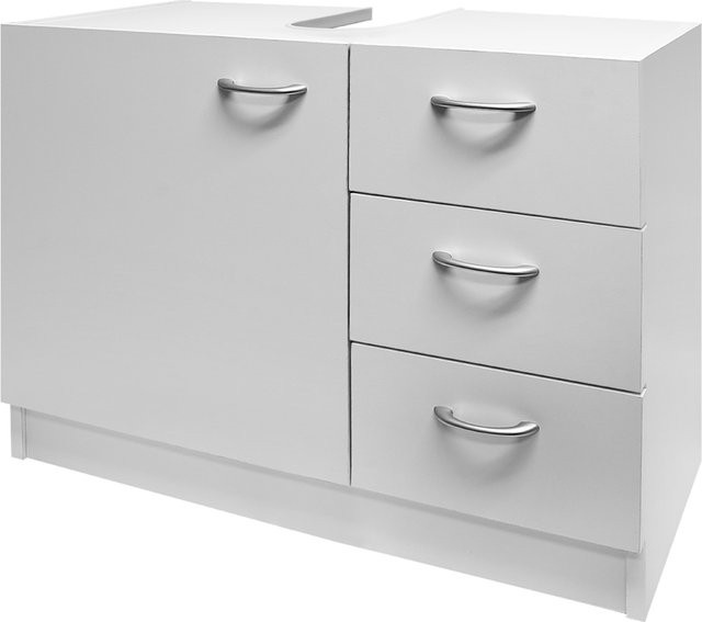 Waschbeckenunterschrank Neapel von CASARIA in Weiß, B/T/H: 63 x 30 x 54 cm - Bild 1