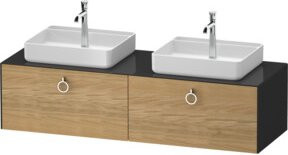 Duravit Waschtischunterschrank White Tulip in White, Breite: 160 cm, Tiefe: 55 cm, Höhe: 40,8 cm - Bild 1