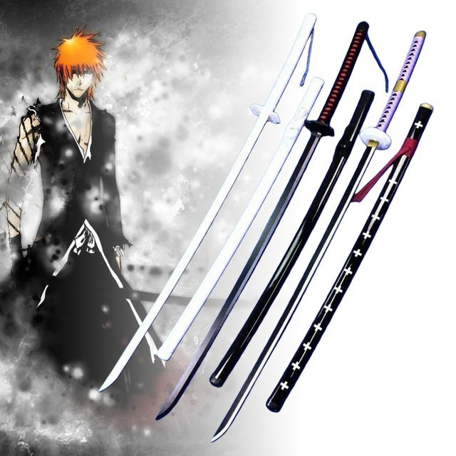 MINISO Bleach Kurosaki Ichigo Katana Schwert, Cosplay, 55 Zoll - Bild 1