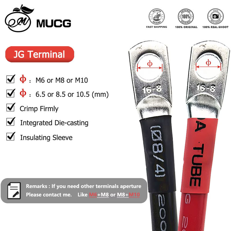 MUCG Silikon-Ringkabelklemmen für Autobatteriekabel in Schwarz (M6 M8 M10) - Bild 4
