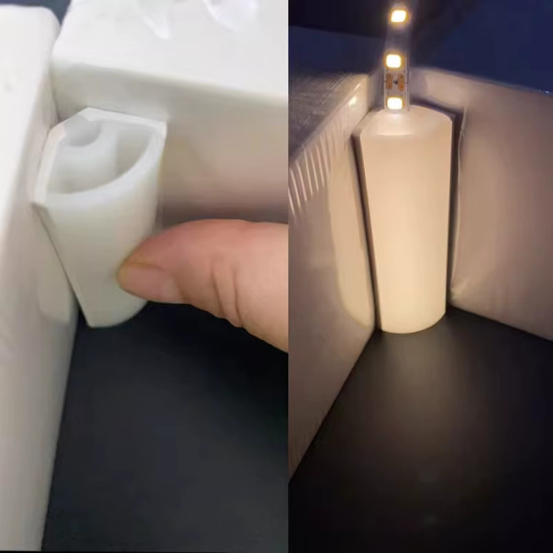 Khelse Flexible LED-Neon-Silikonlampe in Warmweiß, Wasserdichtes Silikagel-Band im V-Stil als Lineares Streifenlicht - Bild 3