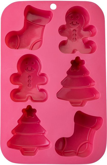 Zenker Minikuchenform The Christmas Candy Shop Muffin-Tray, Rot, Silikon - Bild 1