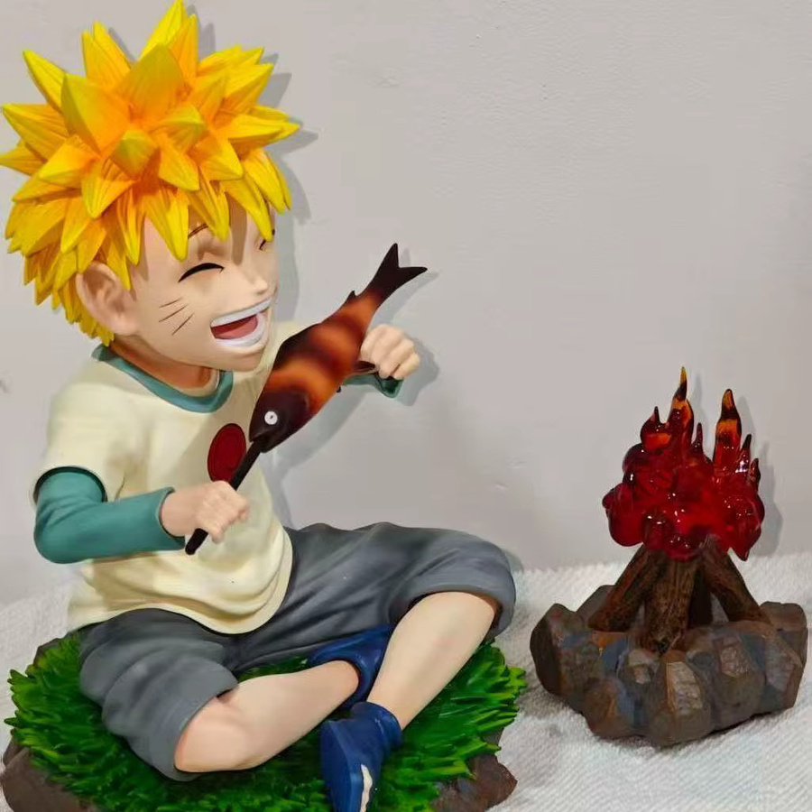 Bandai Naruto Fisch Essendes Naruto Spiral-Naruto-Szene Modell, Desktop-Ornament - Bild 3