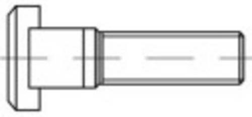 TOOLCRAFT Stiftschrauben M12 DIN 835 aus Stahl, 50 Stück, Länge: 55 mm - Bild 1