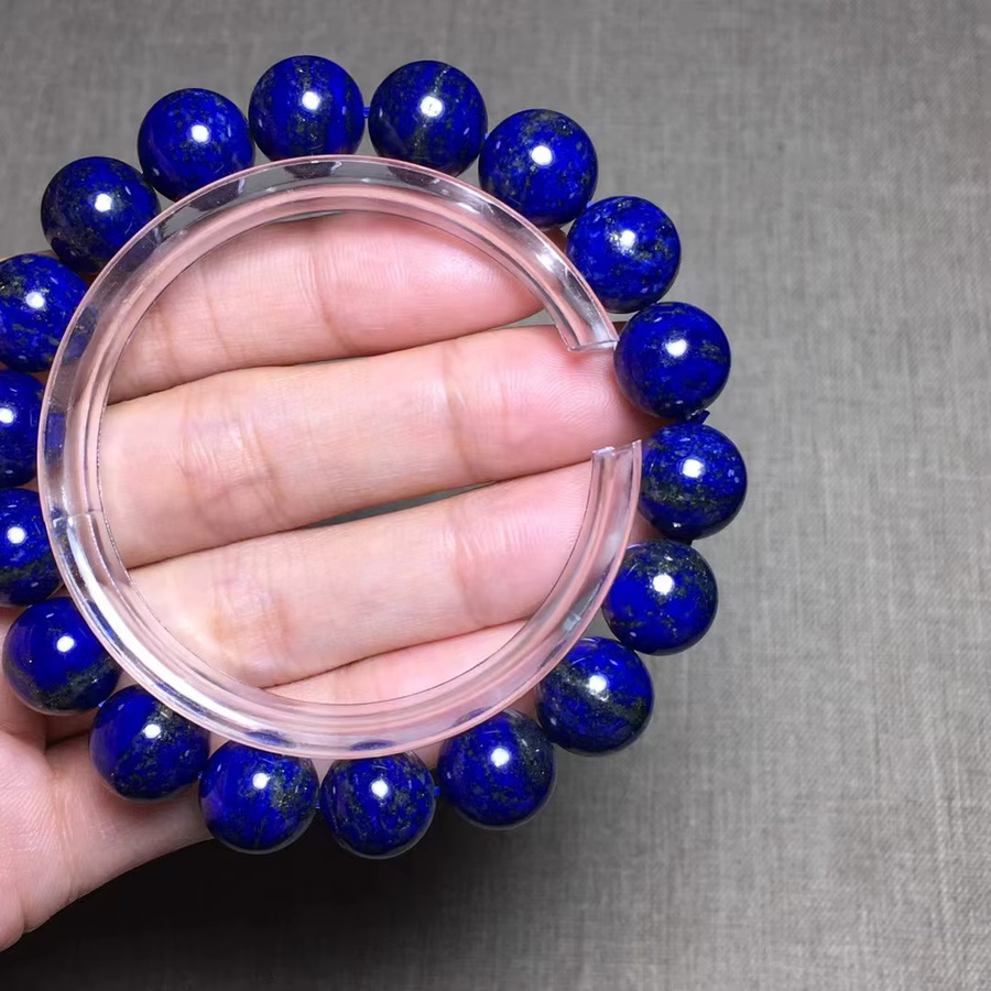 MUKO GEMS Perlenarmband, Lapislazuli, Blau, 9 mm, Unisex - Bild 2