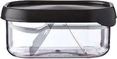 Mepal Fruchtbox TAKE A BREAK Schwarz Transparent - Bild 1