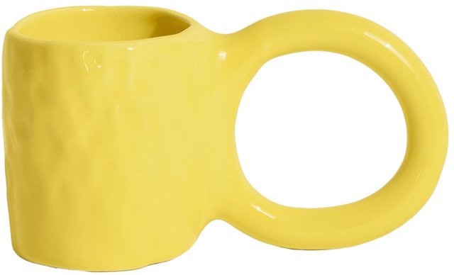 Petite Friture Donut Espresso Tasse aus Keramik Gelb - Bild 1