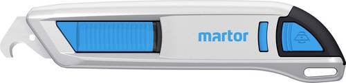 Martor Sicherheitsmesser Secunorm 500 mit Hakenklinge, weiß, aus Aluminium und Kunststoff, einziehbare Klinge - Bild 1