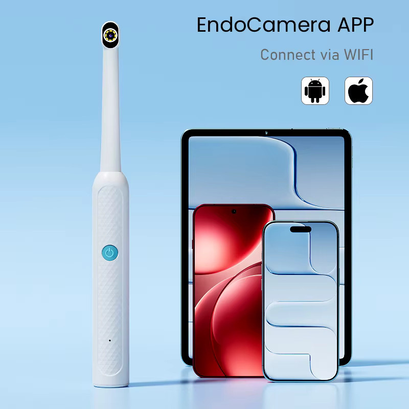 ZEMICAM WLAN-Endoskop zur Zahninspektion, 1080P HD Mundkamera, 8 LED-Leuchten - Bild 2